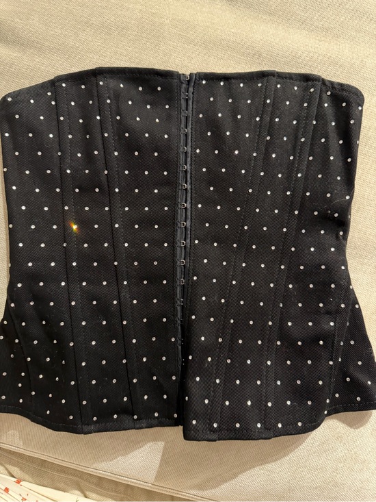 WeWoreWhat Tops - WeWoreWhat Black Embellished Corset